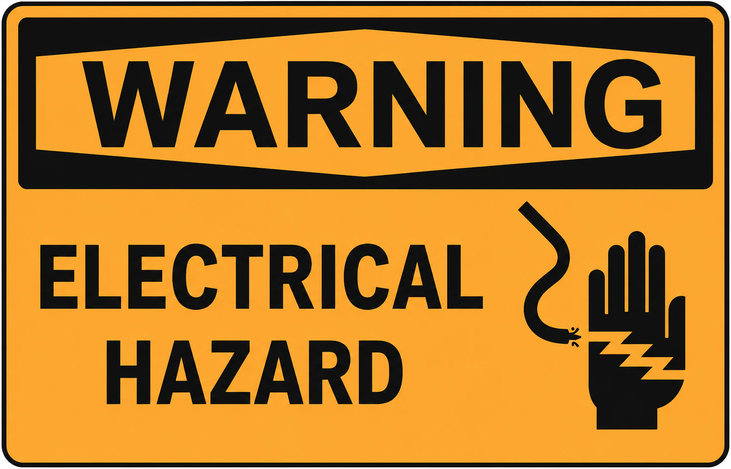 Warning: Electrical Hazard.