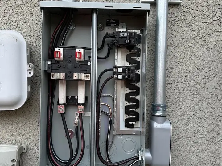 Replaced main service panel with new breakers and labeled circuits