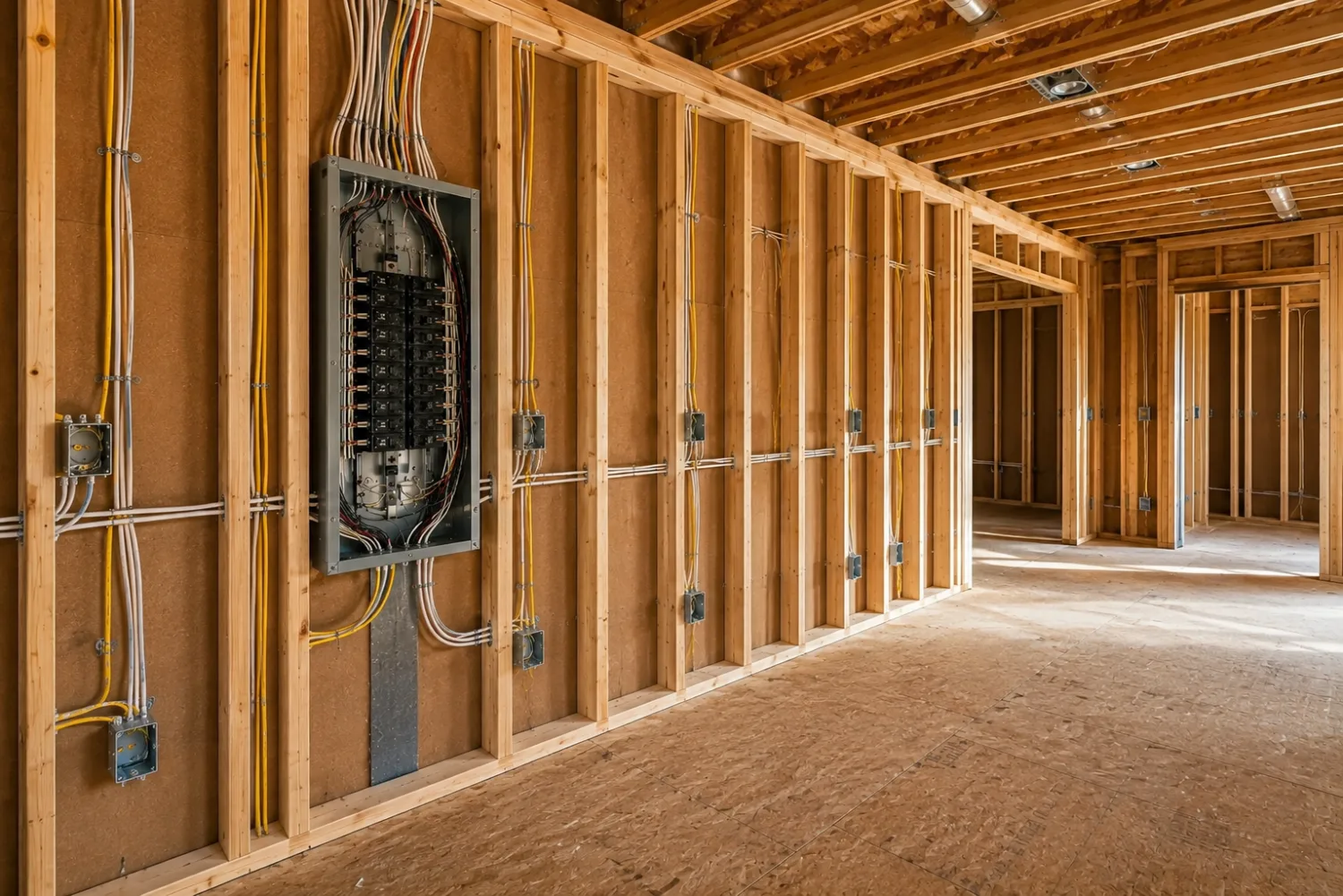 Branch-circuit wiring during a residential rewire